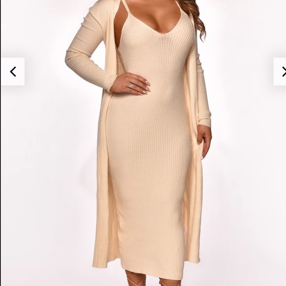 Dress cream long